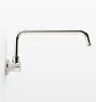 14" Wall Mount Offset Shower Arm - Polished Nickel
