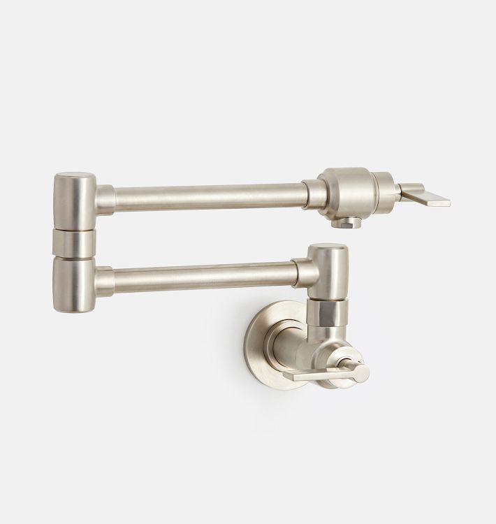 West Slope Lever Handle Wall Mount Pot Filler - Brushed Nickel