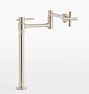 Waterhouse Deck Mount Pot Filler - Brushed Nickel