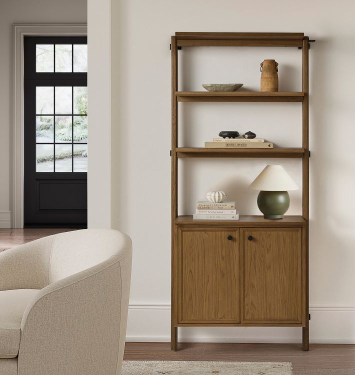 Fairfield Single Modular Shelving with Cabinets
