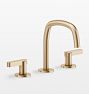 San Elijo Lever Handle Widespread Bathroom Faucet, Satin Bronze