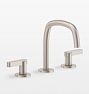 San Elijo Lever Handle Widespread Bathroom Faucet, Brushed Nickel