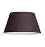 Oslo Metal Drum Shade, 18–24" Width, 18" x 10" - Matte Mulberry