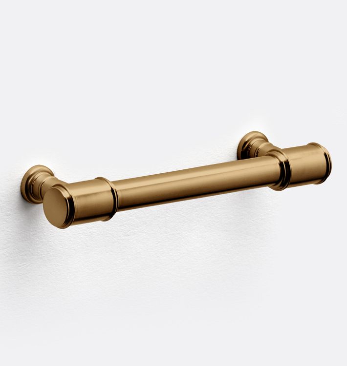 Ladd Drawer Pull, 4" - Heritage Brass