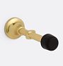 3" Old-Fashioned Doorstop, Aged Brass