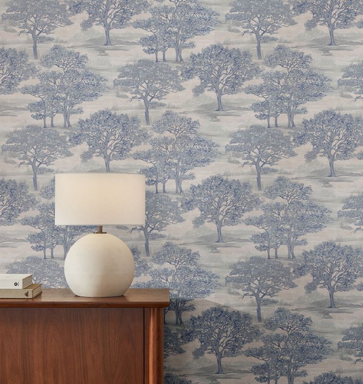 Forest Toile Peel & Stick Tempaper Wallpaper, Swatch