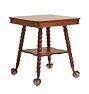 Vintage Glass Ball and Claw Foot Side Table