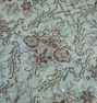 Vintage Allover Handknotted Blue Wool Rug - 9'11" x 6'