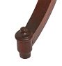 Vintage Cherry Tripod Side Table with Scalloped Pie Crust Edge