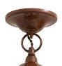 Vintage Flush Mount Jam Jar Lantern Pressed Glass Shade