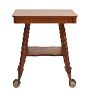 Vintage Glass Ball and Claw Foot Side Table