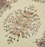 Vintage Medallion Handknotted Violet Wool Rug - 9'10&quot; x 6'4&quot;