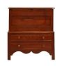 Vintage Wooden Sugar Chest with Lift Top Storage and 2 Bottom Drawers