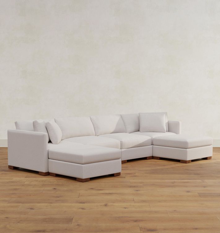 Wrenton 6-Piece Double Ottoman Sectional Sofa