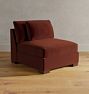 Wrenton Armless Chair Sectional Component, Classic - Vance Velvet Paprika