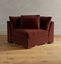 Wrenton Corner Sectional Component, Classic - Vance Velvet Paprika