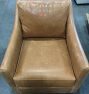 Open Box: Luanna Leather Swivel Chair