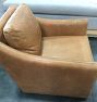 Open Box: Luanna Leather Swivel Chair