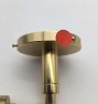 Open Box: Stillwater Sconce, Aged Brass - White Shade