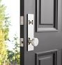 Trask Brass Knob Exterior Door Hardware Tube Latch Set