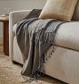 Woven Dobby Linen Throw