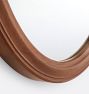 Bryson Wood Frame Oval Mirror