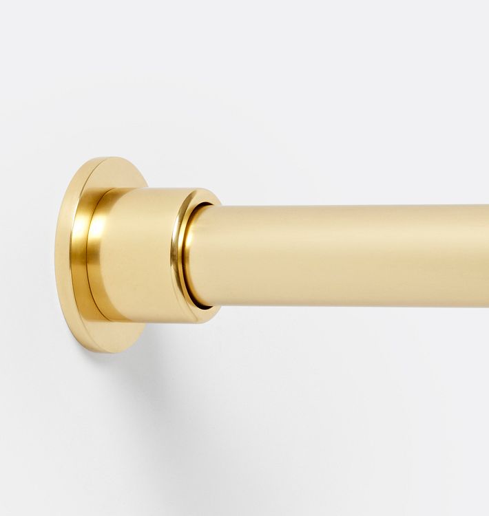Modern Shower Curtain Rod and Brackets