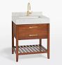 Richmond 27&quot; Walnut Powder Vanity