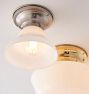 Thurman 4&quot; Fitter Brushed Nickel Flush Mount, Quick Ship
