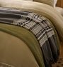 Coyuchi Organic Cascade Matelasse Cotton Blanket &amp; Shams