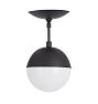 Palo Alto Semi-Flush Mount, 6&quot; Shade
