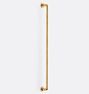 Open Box: Ansel Appliance Pull, 18" - Unlacquered Brass