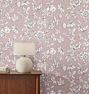 Passionflower Toile York Wallpaper, Swatch - Orchid