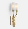 Winfield Double Sconce, Aged Brass