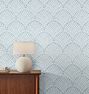 Beachcomber York Wallpaper, Swatch - Blue