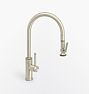 Industrial PLP Kitchen Prep Faucet, Brushed Nickel