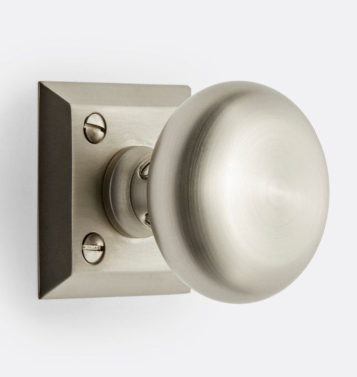 Coleman 2-1/4" Tube Latch Interior Door Set, Brushed Nickel Plain