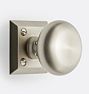 Coleman 2-1/4" Tube Latch Interior Door Set, Brushed Nickel Plain
