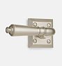 Coleman Beaded Lever Tube Latch Interior Door Set, Brushed Nickel