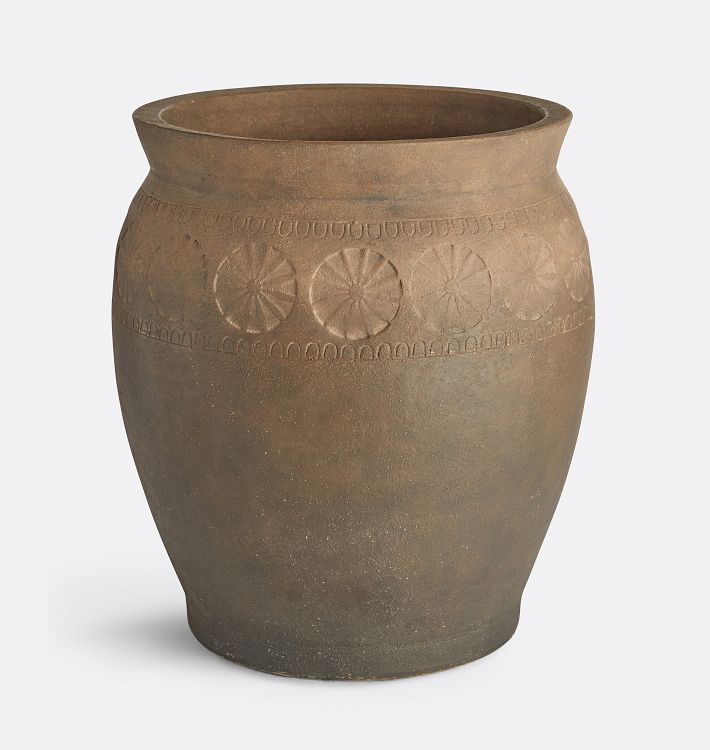 Open Box: Magnolia Terracotta Planter, 18"D x 20"H - Oil Rubbed Bronze