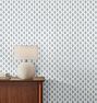 French Scallop York Wallpaper, Swatch - Chambray