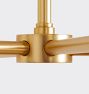 Ansel 25&quot; Chandelier, Fabric Shades