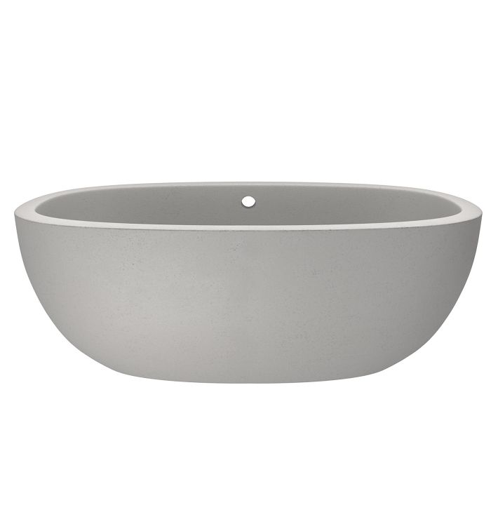 その他 1/6 native bath tub Avalon-62-Concrete-Bathtub-Ash