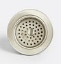 Kitchen Sink Drain with Basket Strainer, 4-1/2&quot;