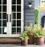 Tabor D-Handle &amp; Oval Knob Exterior Door Hardware Tube Latch Set