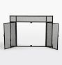Classic Linear 2-Door Fireplace Screen