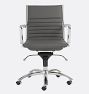 Dirk Low Back Swivel Office Armchair