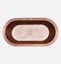 Cuitzeo Antique Copper Soaking Tub