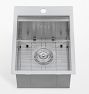 Greenley Stainless Steel Outdoor Kitchen Prep Sink