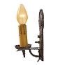 Pair of Classical Revival Candle Iron Wall Sconces